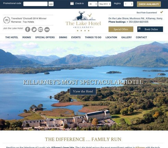 Hotel Web Design Ireland